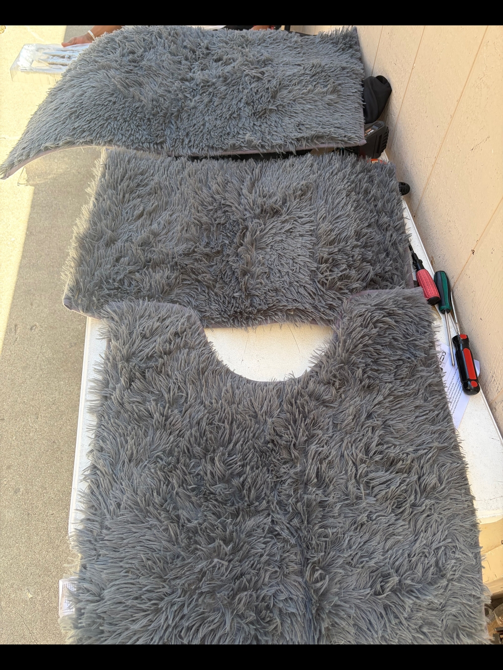 Luxury Grey Bath Rug Set - Plush Non-Slip Bathroom Mats - Picture 5 of 5